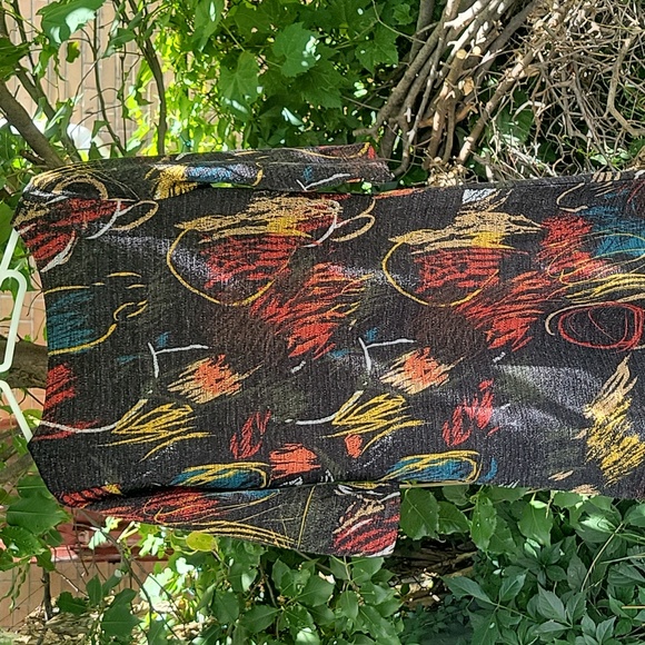 Artsy multicolor A line dress - Picture 5 of 6